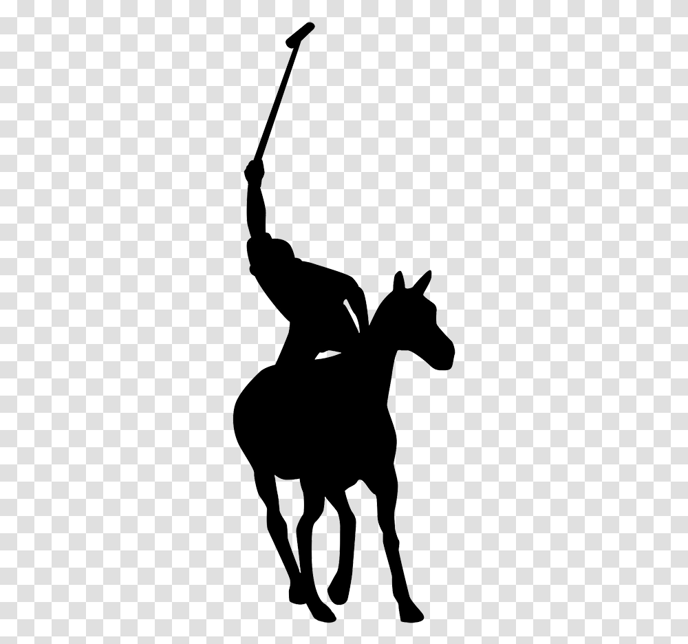 Polo Player Clipart Horse Golf Clip Art, Silhouette, Bow, Animal, Mammal Transparent Png