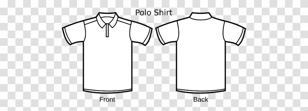 Polo Shirt Template, Stencil, Apparel, Undershirt Transparent Png