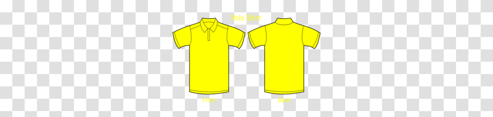 Polo Shirt Yellow Clip Art, Apparel, T-Shirt Transparent Png