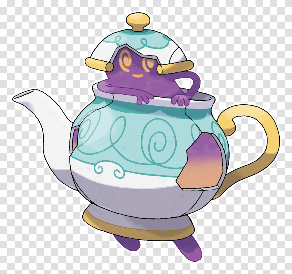 Polteageist Pokemon Sword And Shield Teapot, Pottery Transparent Png