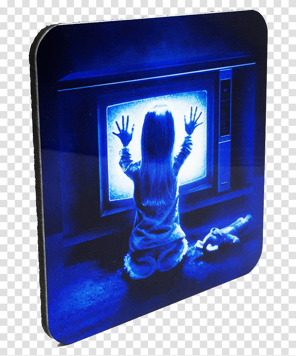 Poltergeist Drink Coaster Room, Interior Design, Indoors, Screen, Electronics Transparent Png