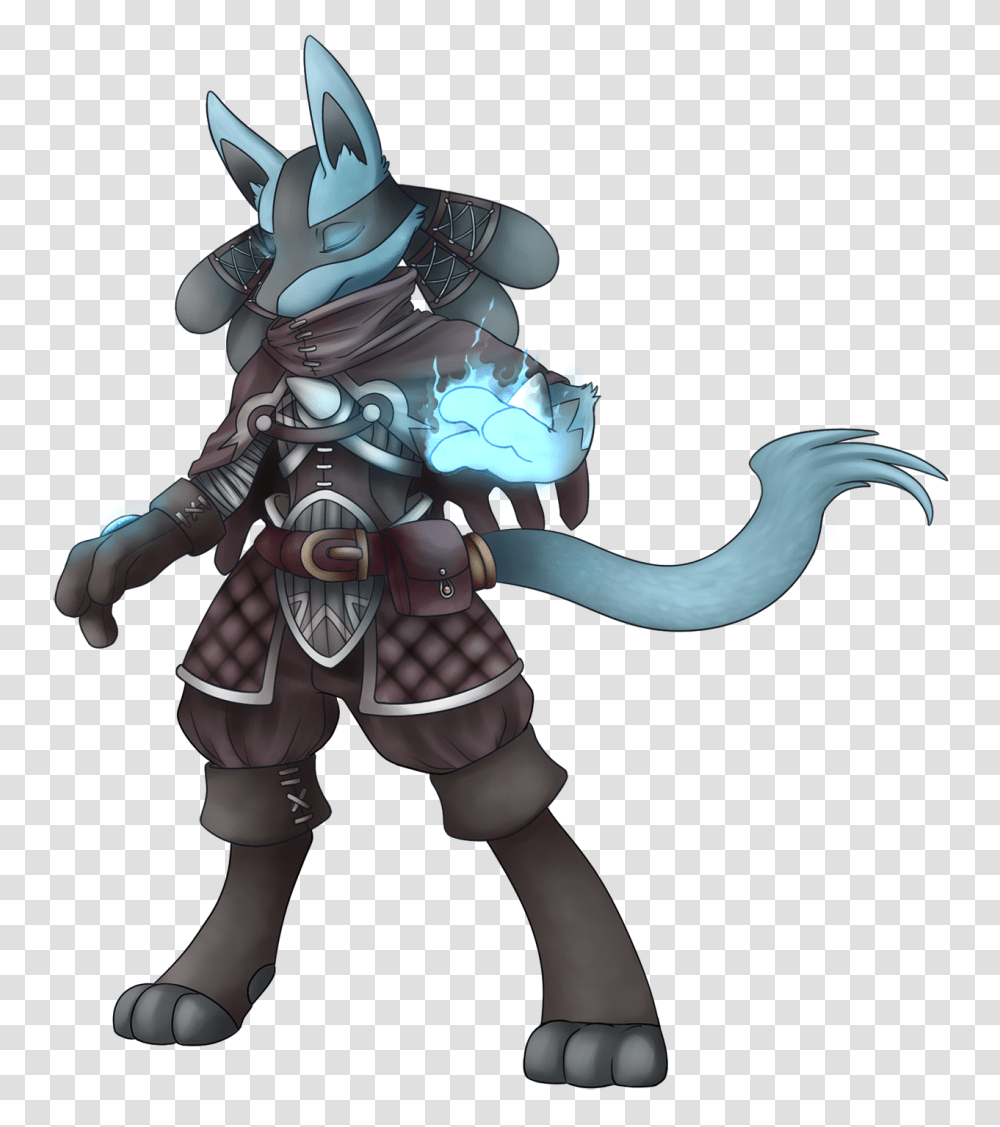 Poltergeistig Cecil The Lucario Character For Pokemon Of Avalon, Toy, Knight, Meal, Food Transparent Png