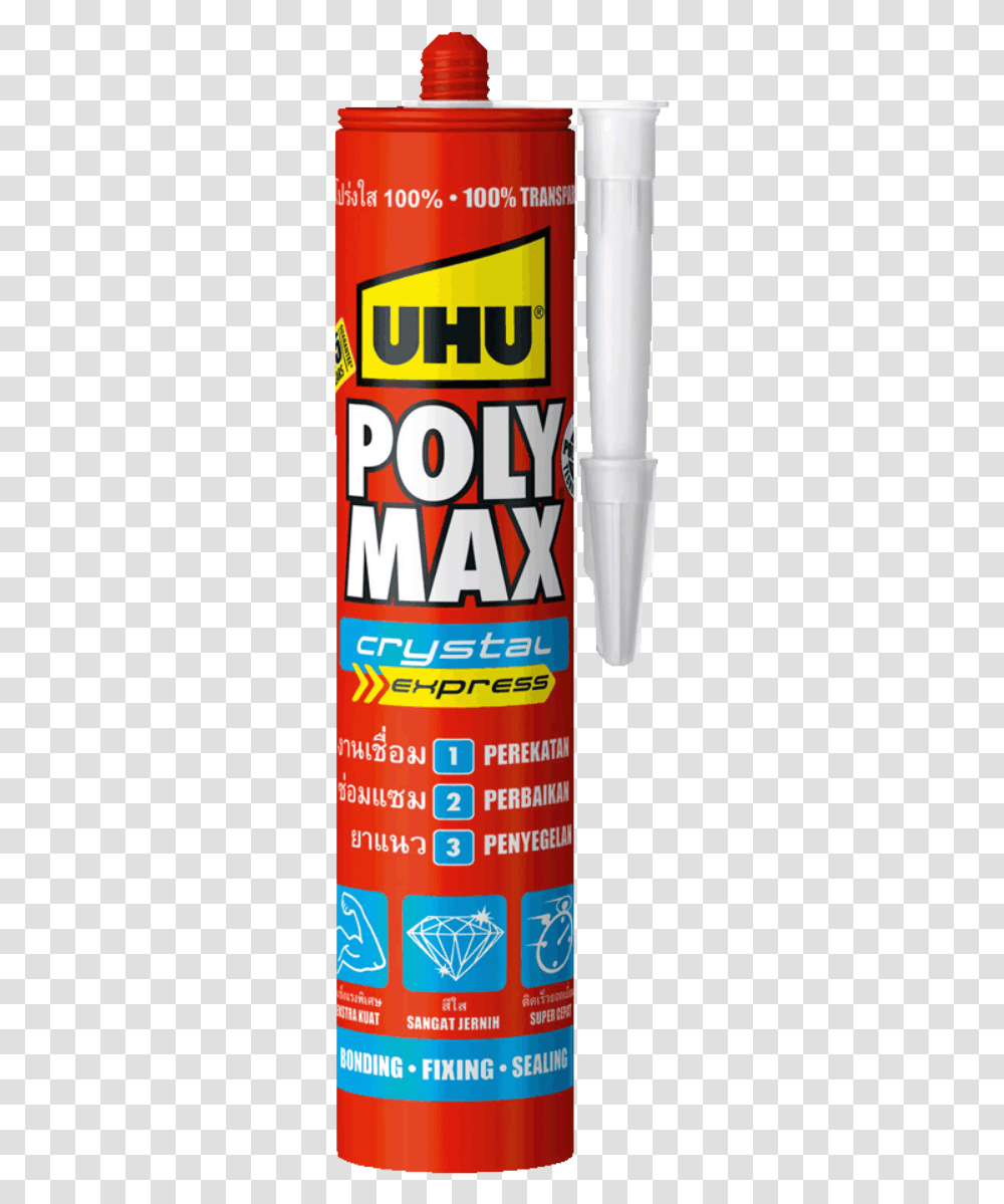 Poly Max Cristal Express Household Cleaning Supply, Bottle, Tin, Can, Spray Can Transparent Png