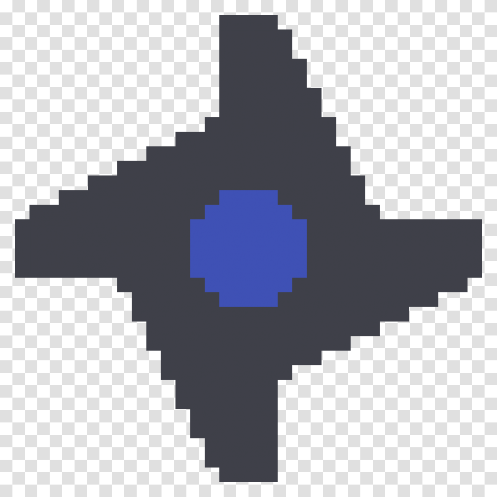 Polyarch Profile Picture Cobalt Blue, Cross, Star Symbol, Silhouette Transparent Png