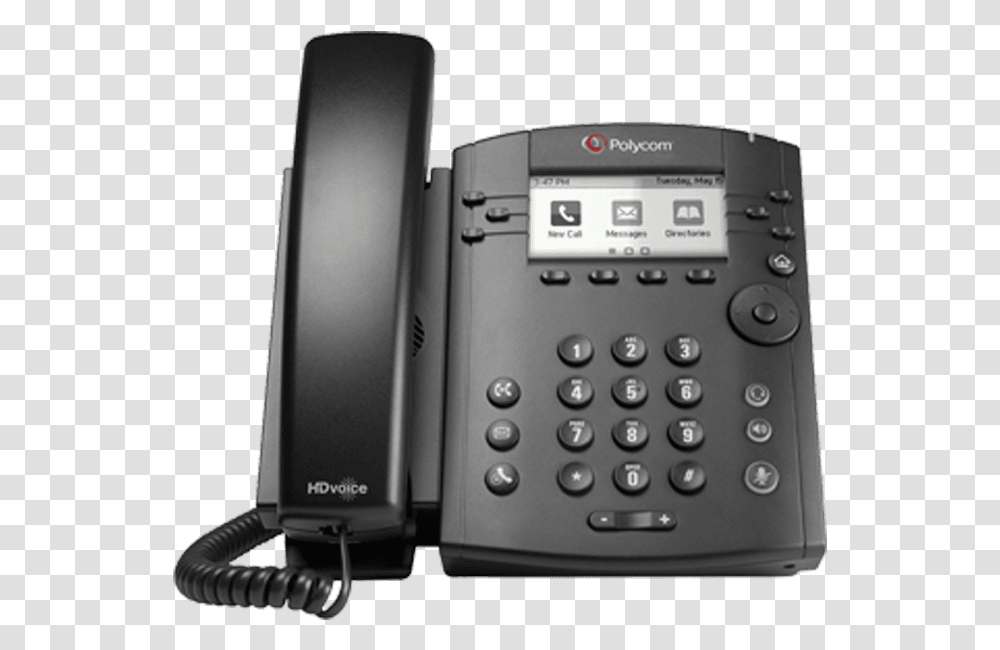 Polycom Vvx 311 Phone, Electronics, Mobile Phone, Cell Phone, Dial Telephone Transparent Png