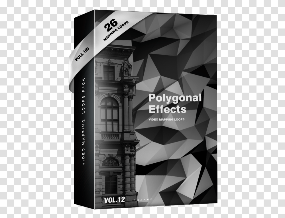 Polygonal Effect Video Mapping Loops Pack Flyer, Poster, Advertisement, Paper, Metropolis Transparent Png