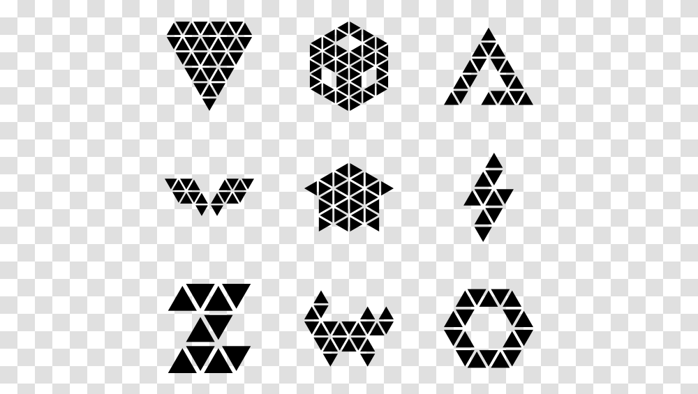 Polygonal Geometry Icons, Gray, World Of Warcraft Transparent Png
