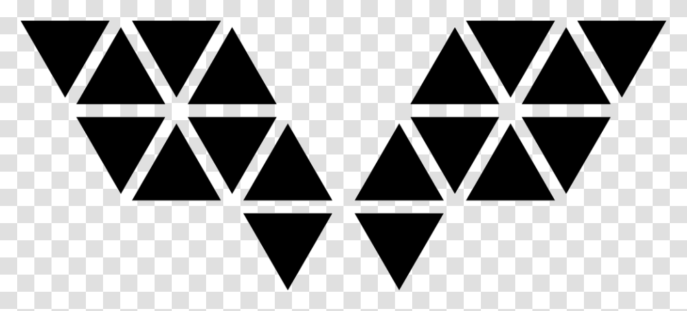 Polygonal Wings Geometric Shape, Lighting, Star Symbol, Triangle Transparent Png