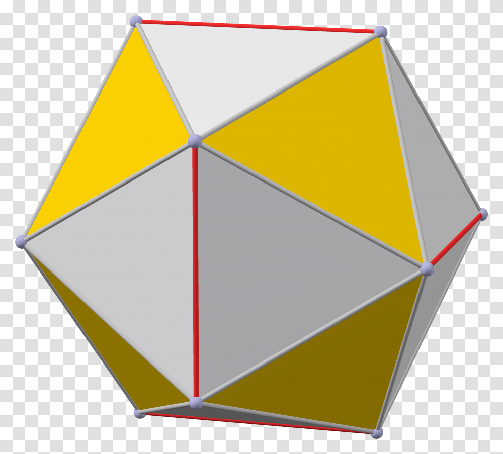 Polyhedron 20 Pyritohedral Max Triangle, Toy, Kite, Pattern Transparent Png