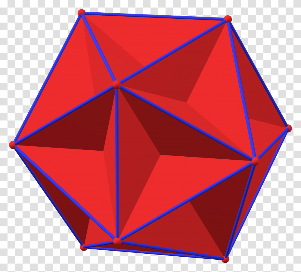 Polyhedron Great 12 Umbrella, Paper, Triangle, Origami Transparent Png