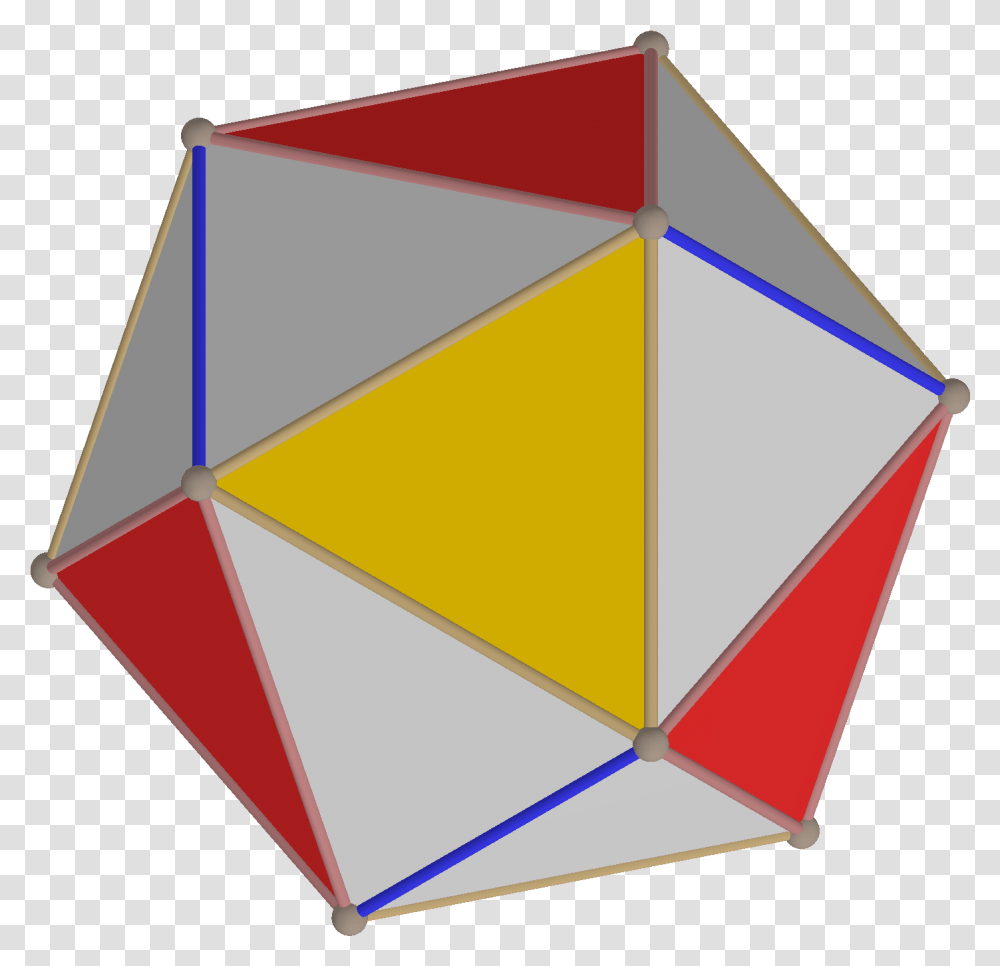 Polyhedron Great Rhombi 4 4 Subsolid Snub Right From Triangle, Box, Toy, Kite, Pattern Transparent Png