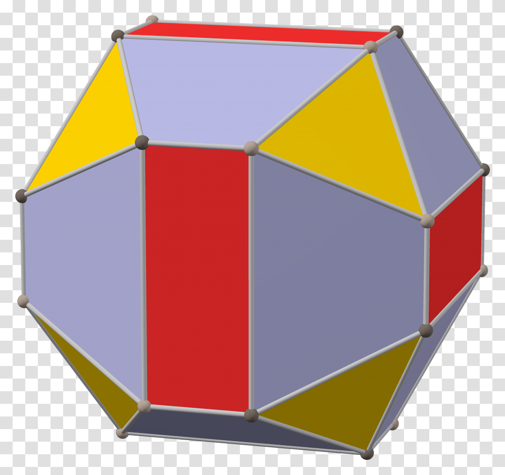 Polyhedron Great Rhombi 6 8 Subsolid Pyritohedral Maxmatch, Patio Umbrella, Garden Umbrella, Canopy, Dome Transparent Png