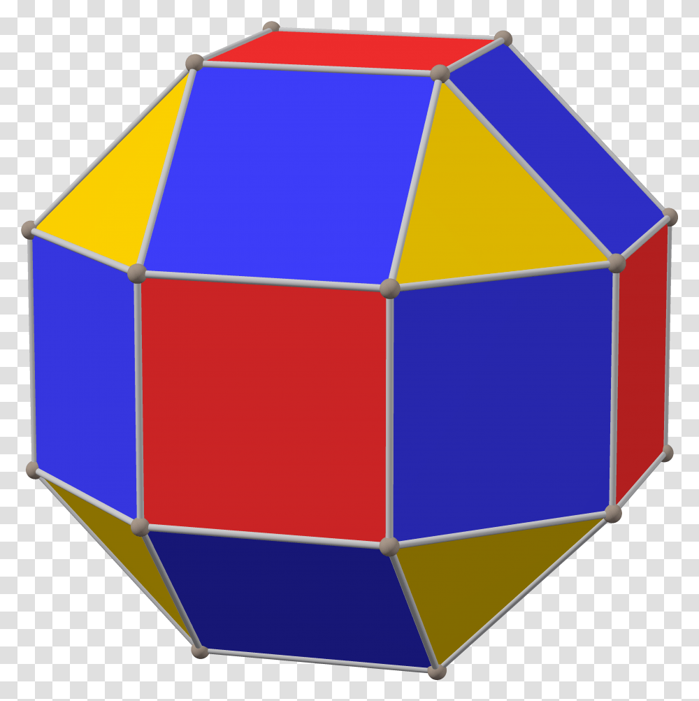 Polyhedron Small Rhombi 6 8 Max Polyhedron, Rubix Cube, Sphere Transparent Png