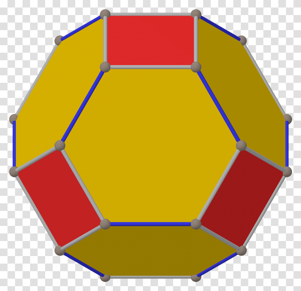 Polyhedron Truncated 8 From Yellow Max, Sphere, Ball, Pattern, Team Transparent Png