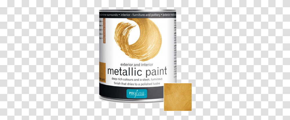 Polyvine Metallic Bright Gold Paint Stage Depot Polyvine, Tin, Can, Flyer, Poster Transparent Png