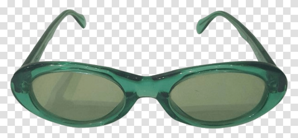 Polyvore Glasses Green Vintage Green Aesthetic, Goggles, Accessories, Accessory Transparent Png