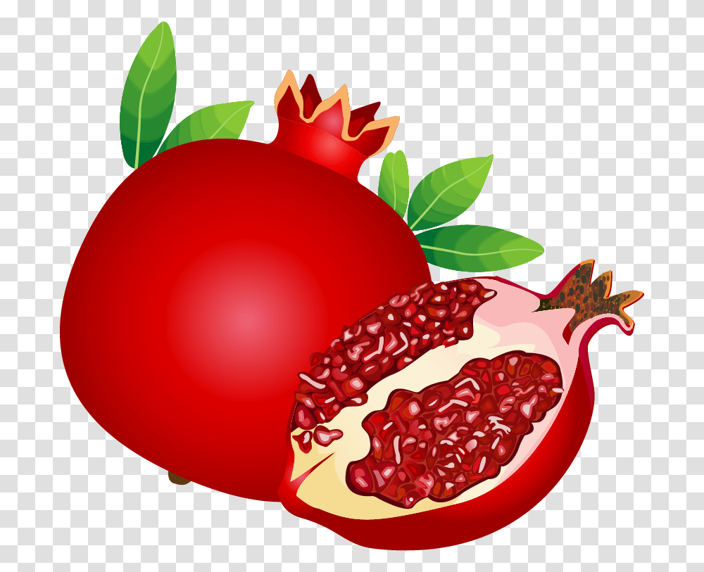 Pomegranate Clipart Berry Shana Tova Free, Plant, Fruit, Food, Produce Transparent Png