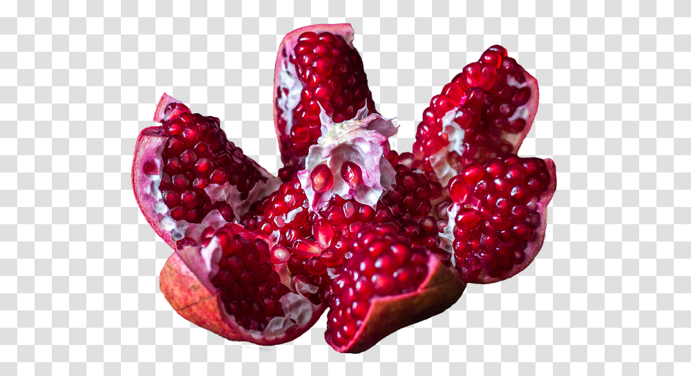 Pomegranate Food Delicious Fresh Tasty Fruit Pomegranate, Plant, Produce, Raspberry Transparent Png