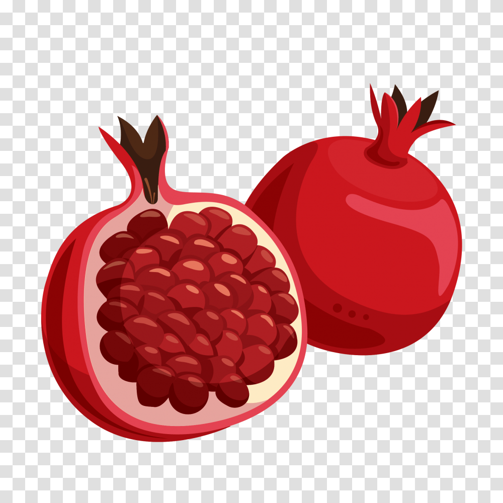 Pomegranate, Fruit, Plant, Produce, Food Transparent Png