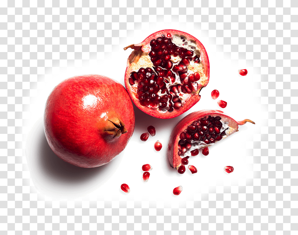Pomegranate Fruits Top View, Apple, Plant, Food, Produce Transparent Png