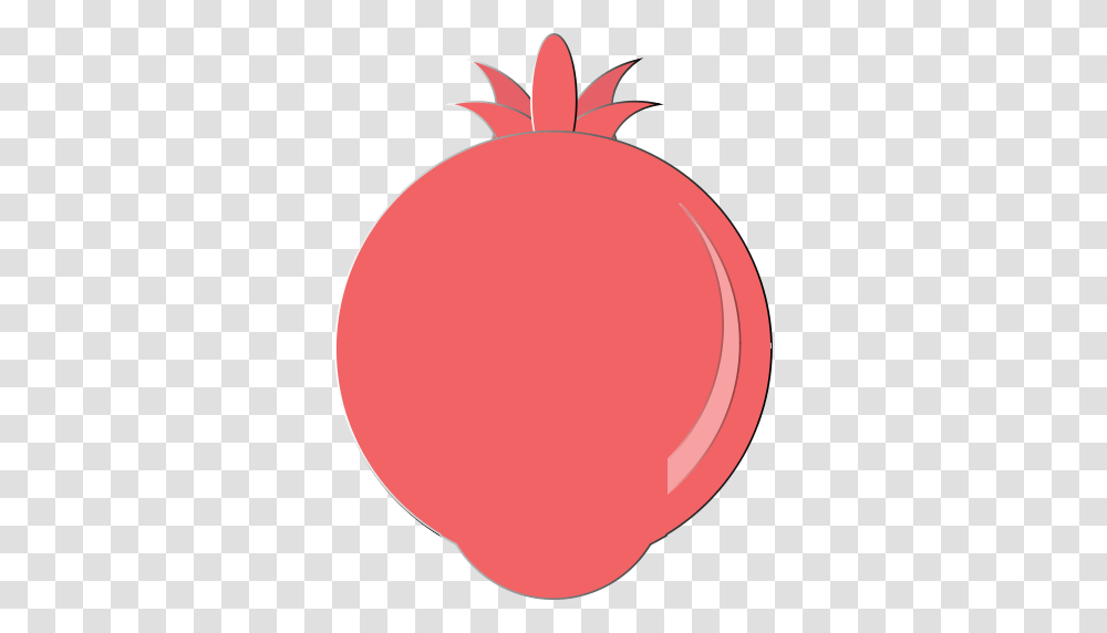 Pomegranate Icon, Plant, Balloon, Fruit, Food Transparent Png