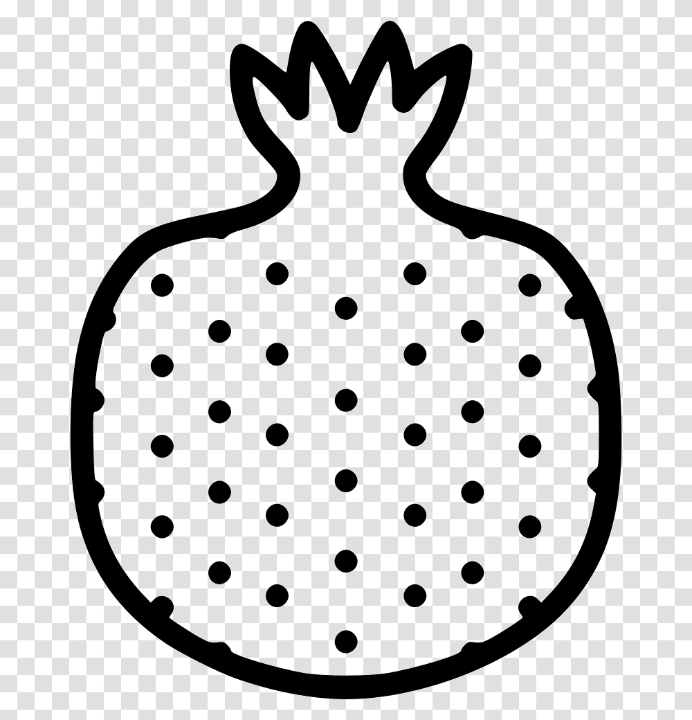 Pomegranate Pome Seeds Pomegranate Line Art, Texture, Polka Dot, Stencil, Silhouette Transparent Png