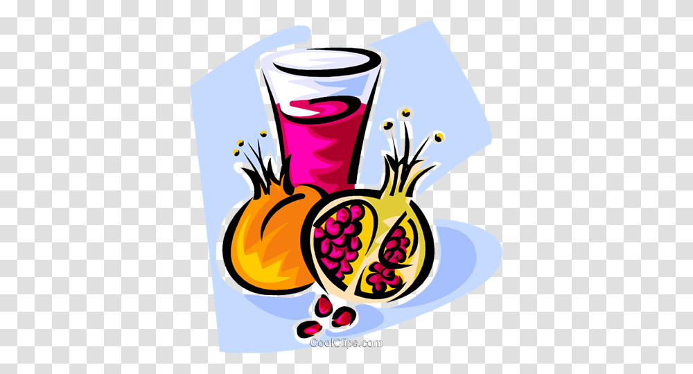 Pomegranate Royalty Free Vector Clip Art Illustration, Plant, Fruit, Food, Label Transparent Png