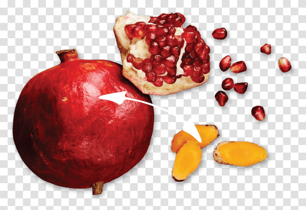 Pomegranate Turmeric Immunity Boost Pomegranate, Plant, Fruit, Food, Produce Transparent Png