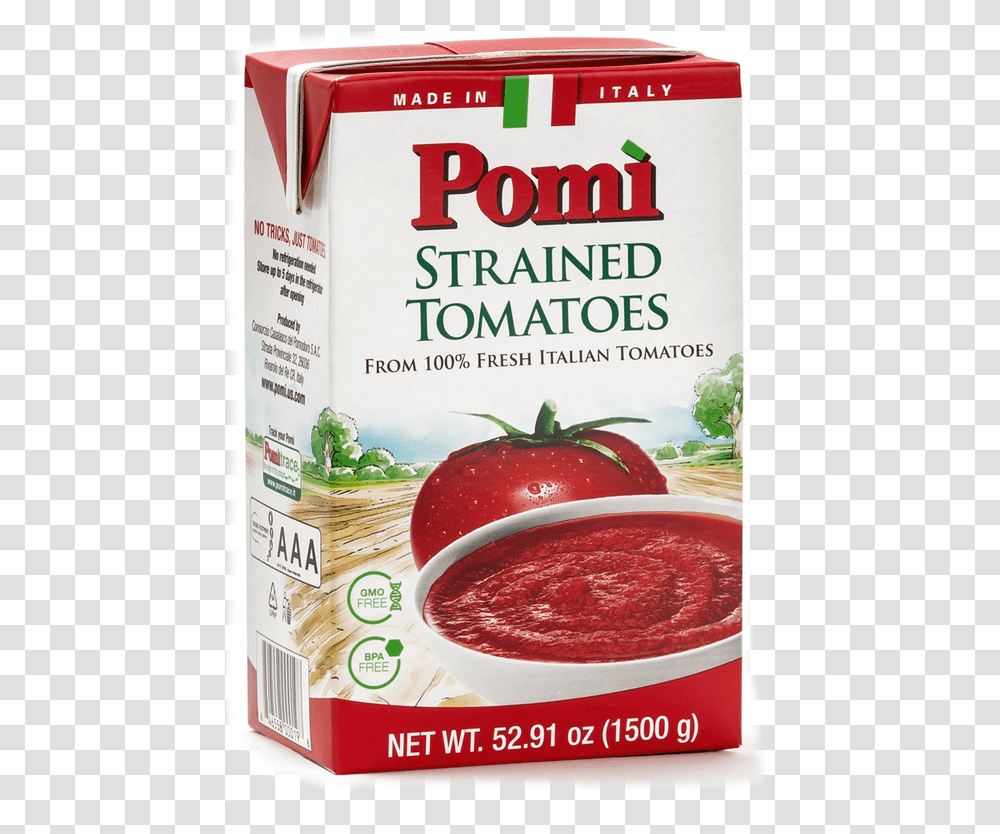 Pomi Tomatoes, Ketchup, Food, Plant Transparent Png