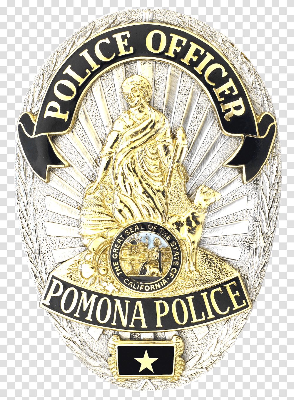 Pomona Police, Logo, Trademark, Badge Transparent Png