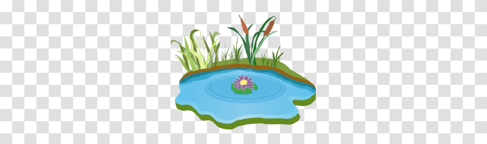 Pond Clip Art Free, Nature, Plant, Outdoors, Flower Transparent Png