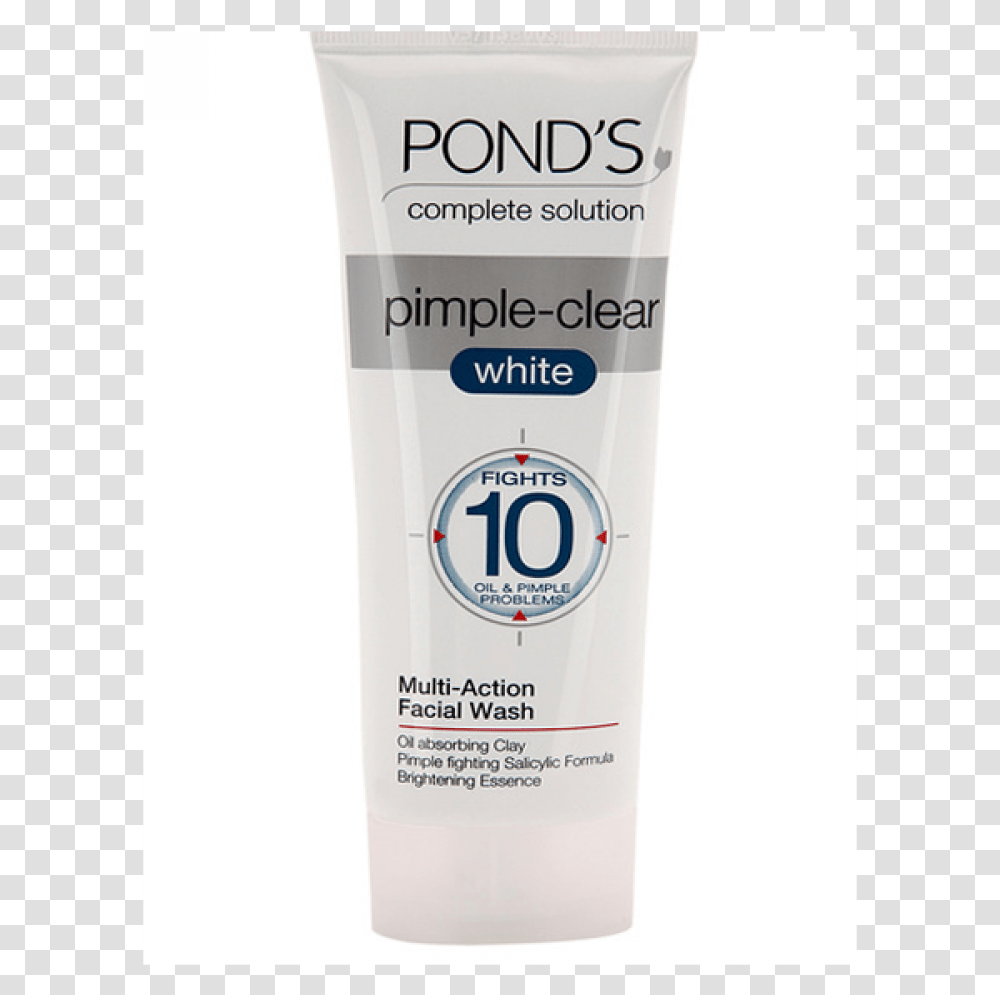 Pond S Pimple Clear Sunscreen, Bottle, Cosmetics, Lotion Transparent Png