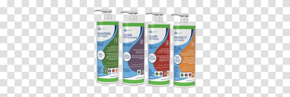 Pond Water Treatments Aquascape Bottle, Shampoo, Lotion, Cosmetics, Sunscreen Transparent Png