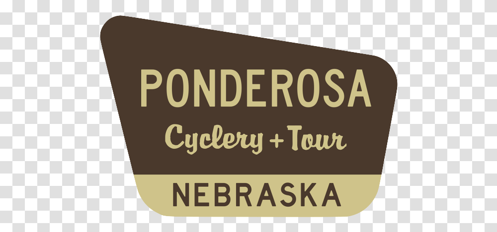 Ponderosa Cyclery Tour Nebraska, Text, Word, Label, Alphabet Transparent Png