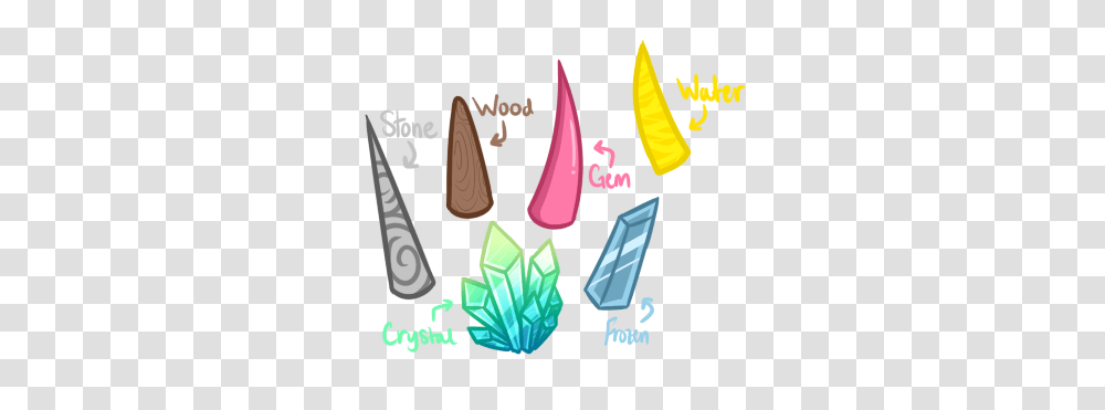 Pondpony Unicorn Horn Examples, Cone, Crystal Transparent Png