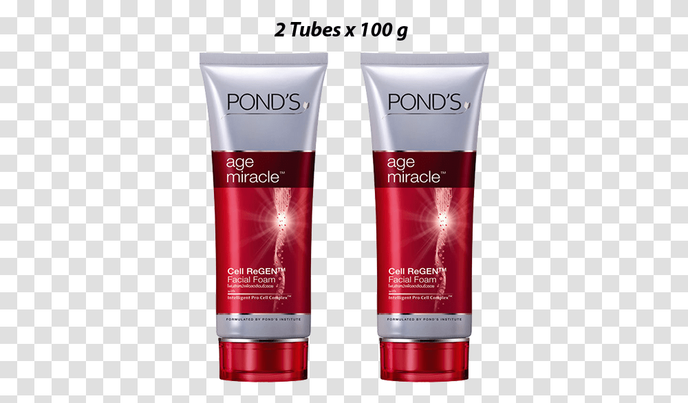 Ponds Age Miracle Face Wash, Bottle, Cosmetics, Shampoo Transparent Png