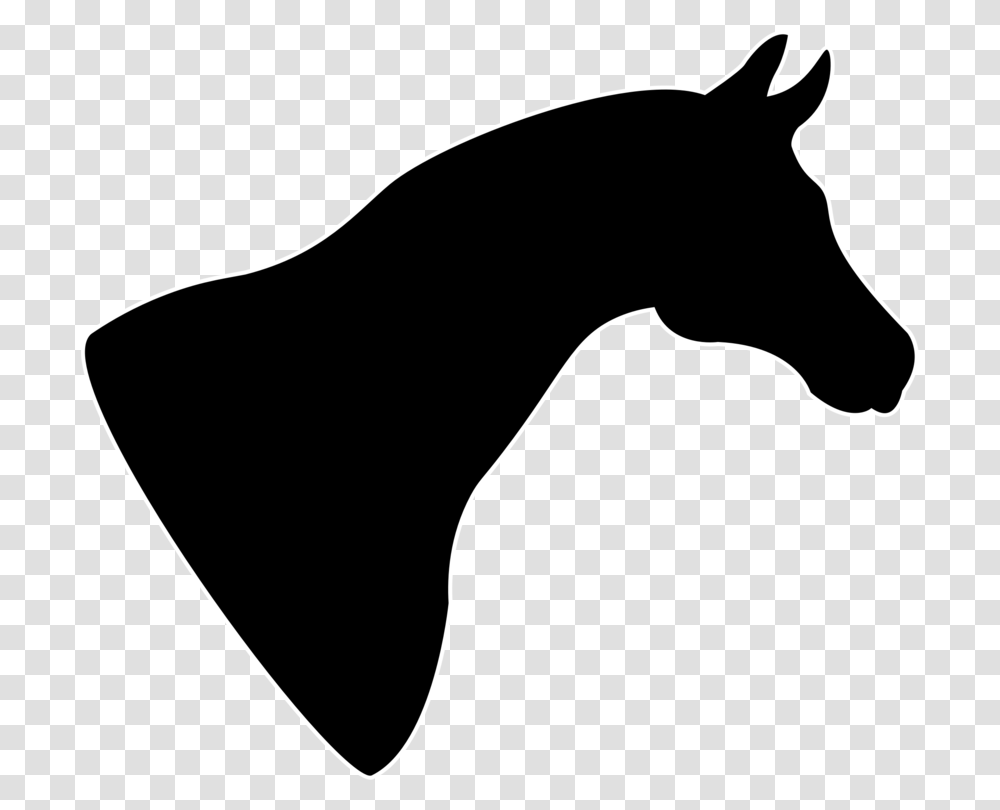Pony Arabian Horse Horse Head Mask Animal Silhouettes Free, Mammal, Antelope, Wildlife, Stencil Transparent Png