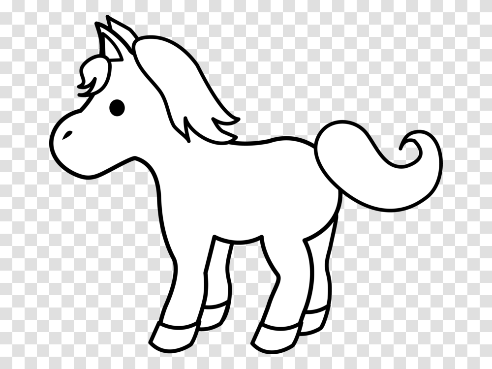 Pony Black And White, Mammal, Animal, Stencil, Dog Transparent Png