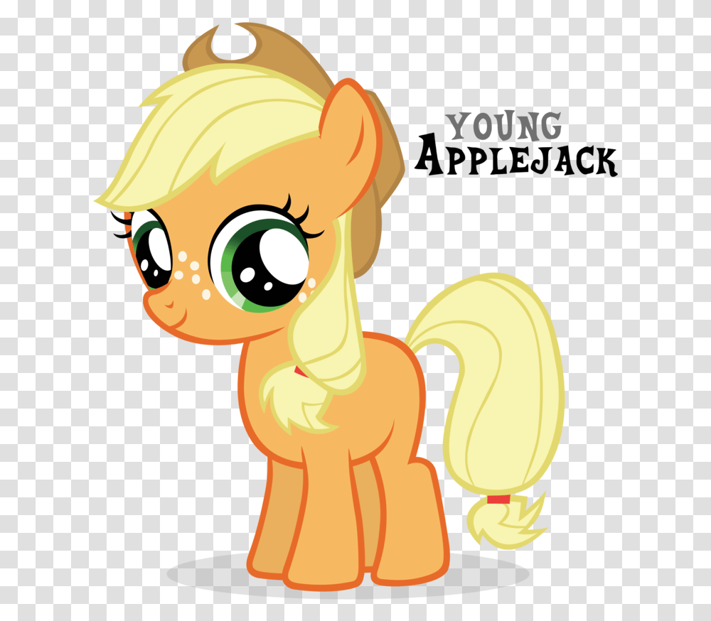 Pony Clipart Apple Jack My Little Pony Small, Plant, Banana, Fruit, Food Transparent Png