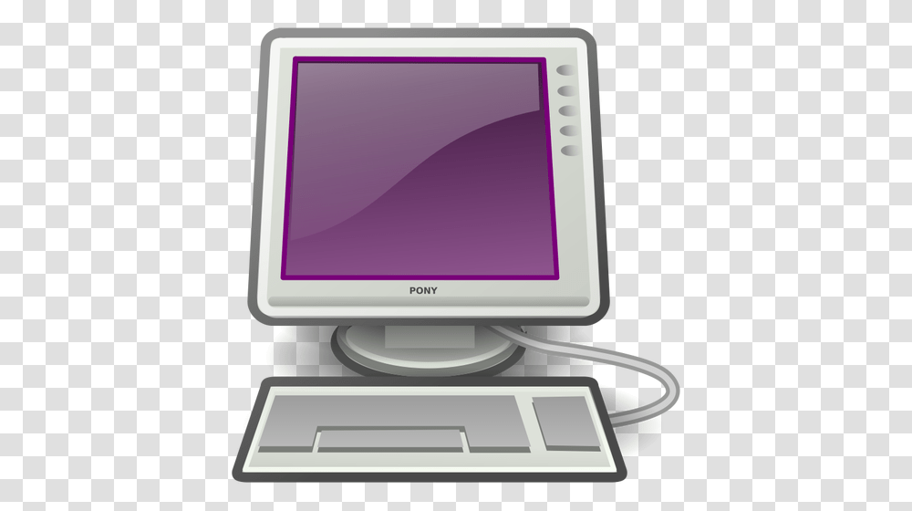 Pony Desktop Computer Vector Image Royalty Free Computer Clip Art, Pc, Electronics, Monitor, Screen Transparent Png