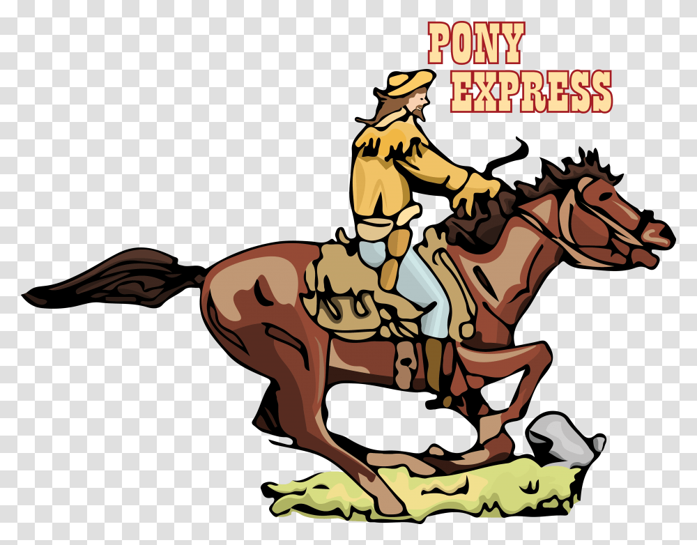 Pony Express, Equestrian, Horse, Mammal, Animal Transparent Png