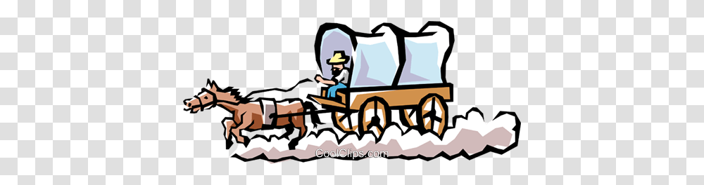 Pony Express Royalty Free Vector Clip Art Illustration, Tractor, Vehicle, Transportation, Apiary Transparent Png