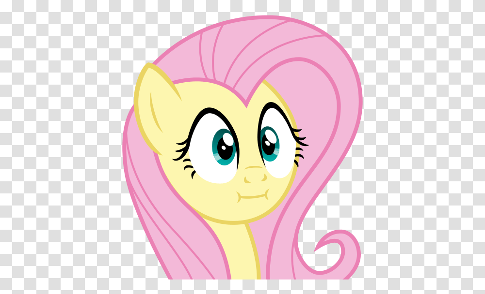 Pony Fluttershy Face Hair Pink Nose Facial Expression Fluttershy Poker Face, Sweets, Food, Confectionery, Light Transparent Png