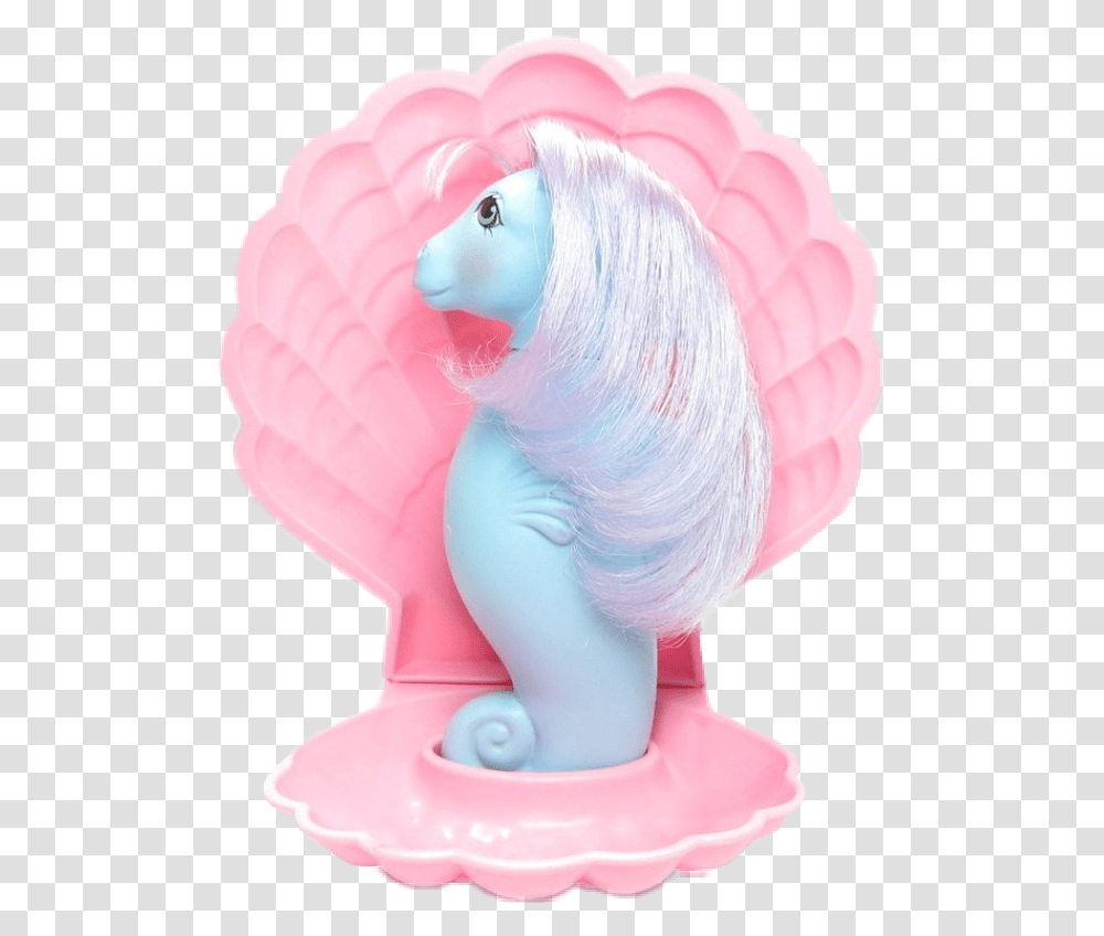 Pony Seapony Mlp Mylittlepony Toy Vintagetoy Figurine, Animal, Doll, Head, Mammal Transparent Png