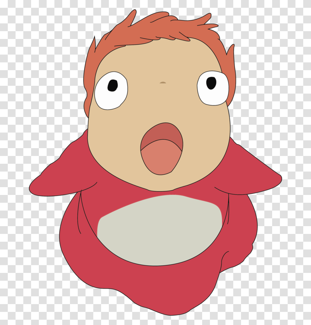 Ponyo Clip Black And White Stock Ponyo, Mouth, Snowman, Winter, Outdoors Transparent Png