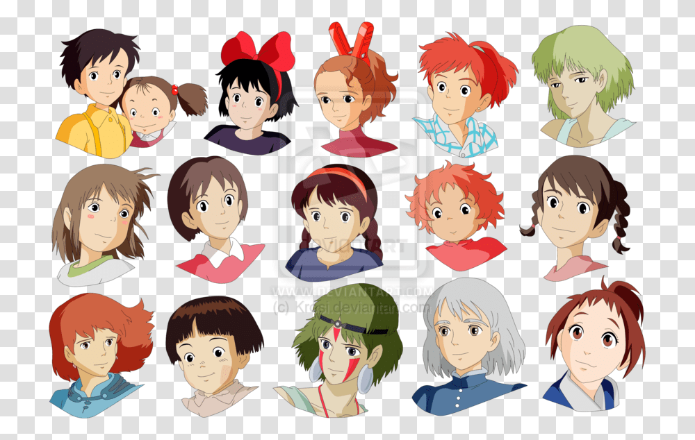 Ponyo Studio Ghibli Girls, Doll, Toy, Comics, Book Transparent Png