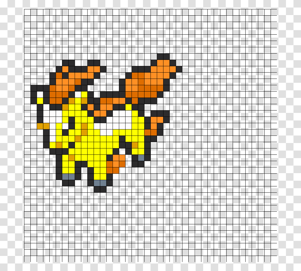Ponyta Perler Bead Pattern Bead Sprite Easy Pokemon Cross Stitch Pattern, Pac Man Transparent Png