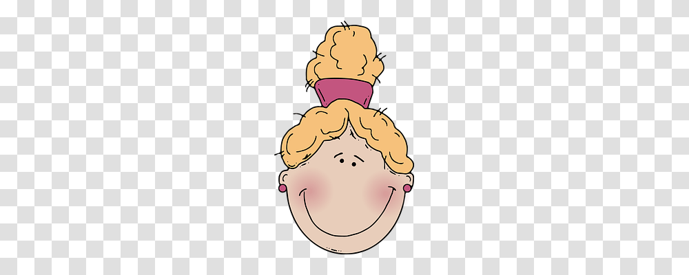 Ponytail Person, Head, Face Transparent Png