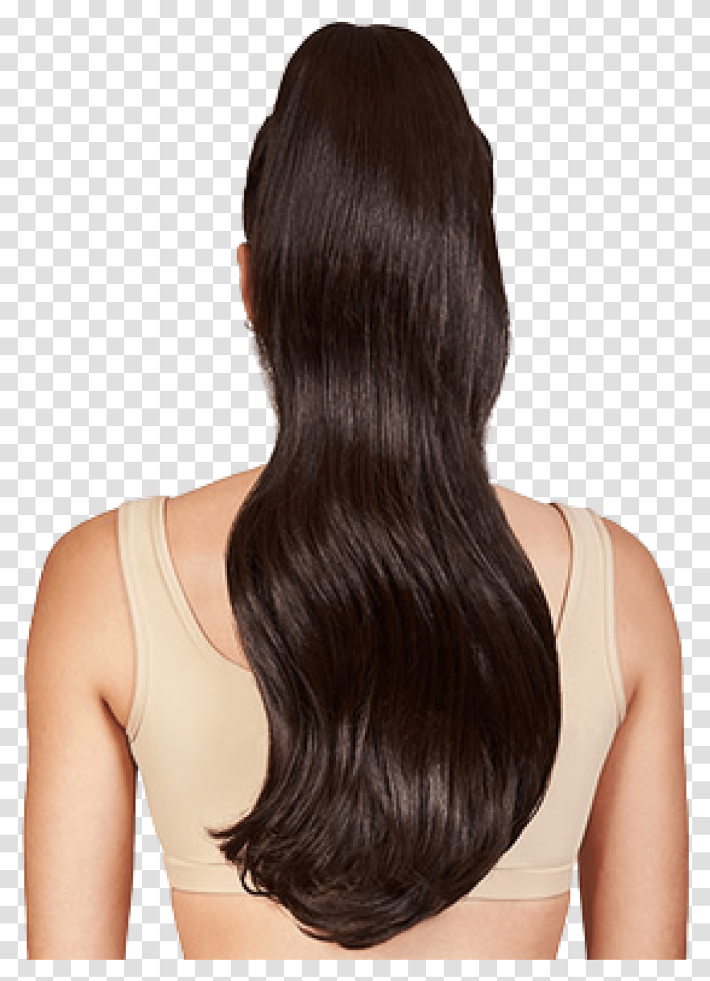 Ponytail Extensions Hair Design, Person, Human, Black Hair, Wig Transparent Png