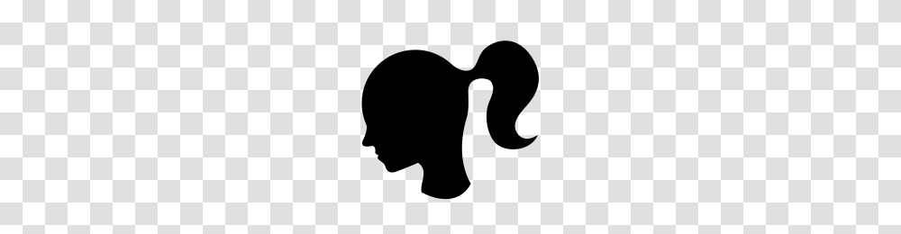 Ponytail Icons Noun Project, Gray, World Of Warcraft Transparent Png